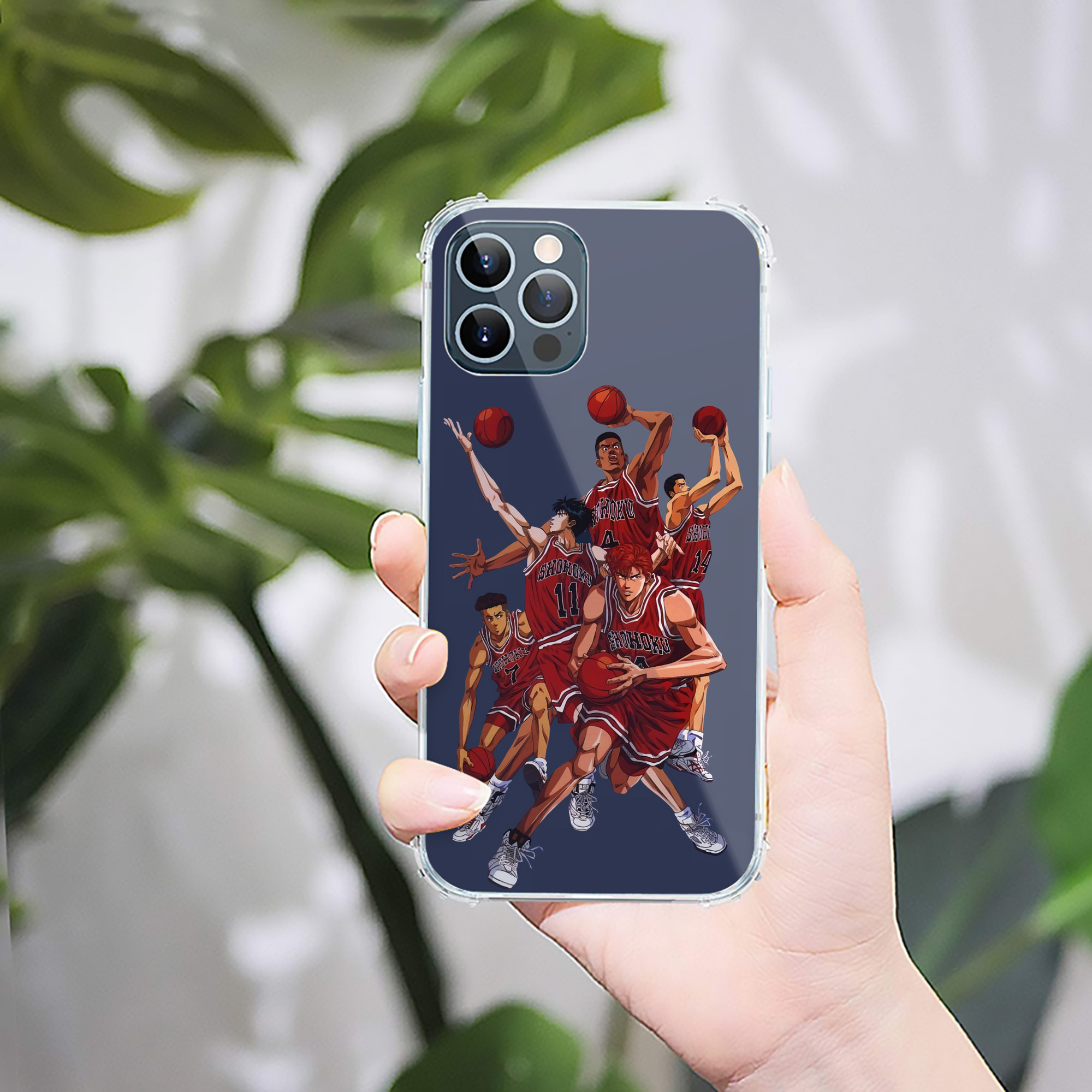 （画像用） SLAM DUNK／スラムダンク 【iPhone 12シリーズ対応】透明スマホケース（クリアソフトケース）